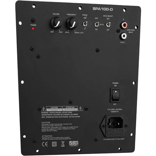 Dayton Audio SPA100-D 100 Watt Class-D Subwoofer Plate Amplifier
