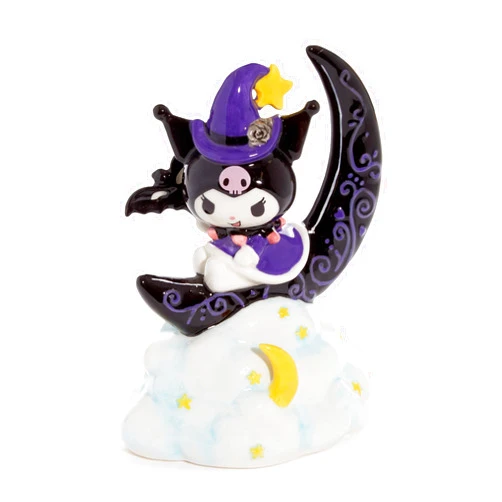 Blue Sky Clayworks Hello Kitty Kuromi Mystic Moon Figurine, 7.25-inch Height, Halloween Decoration, 23569