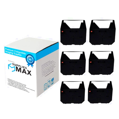 SuppliesMAX Compatible Replacement for DPSR14202 Black Typewriter Correctable Ribbons (6/PK) - Replacement to Brother 1230 / Brother 1030
