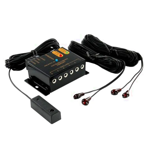 HDTVhookup Remote Control Extender IR Repeater Extender Kit to Control Your Audio and Video Products Hidden in a Cabinet, or in Another Room to Keep Them Out of Sight. Includes IR Receiver to IR emitter
