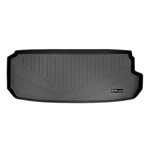 SMARTLINER All Weather Custom Fit Cargo Trunk Liner Floor Mat Behind 3rd Row Black for 2017-2022 Audi Q7 - All Models