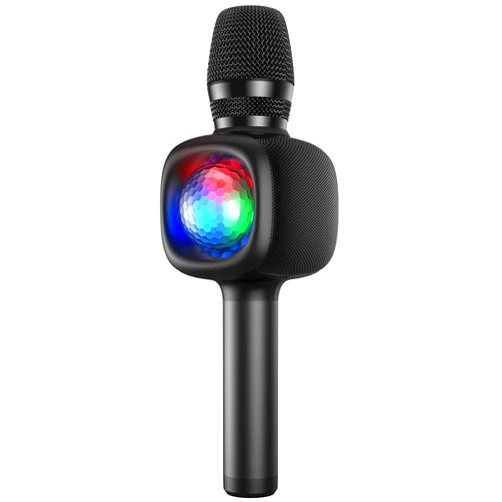 Bopmen Star10 Wireless Bluetooth 5.2 Karaoke Microphone for Singing, 4-in-1 Karaoke Machine Portable Handheld Mic Speaker with Disco Light Voice Changer for Car Travel Party, Gifts for Adults and Kids