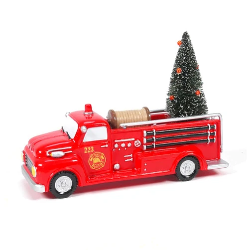 Department 56 Snow Village Engine 223 Pump Truck Figurine