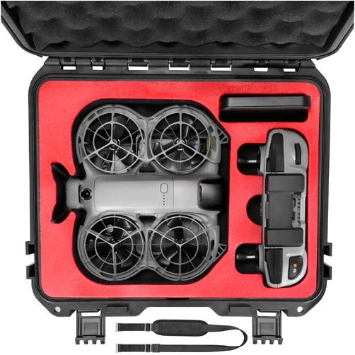 FPVtosky NEO 2 Case, Waterproof HardCase for DJI NEO 2 Fly More Combo Accessories, fits DJI RC-N3 Remote Controller [CASE ONLY]
