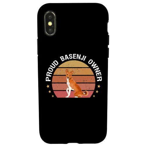 Best Basenji Dad Ever Basenji Dog Breed Gifts iPhone X/XS Basenji African Dog Breed Basenji Owners Case