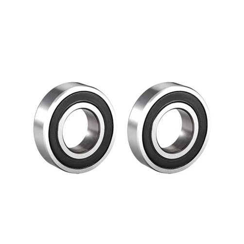 uxcell 6003-2RS Ball Bearing 17mm x 35mm x 10mm Double Sealed 180103 Deep Groove Bearings High Carbon Steel Z1 (Pack of 2)
