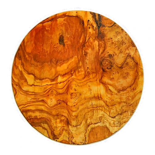 RevoLue Round Rug 2 FT Wooden Chair Mat for Carpet Vintage Desk Chair Mat for Rolling Chair Low Pile Carpet Mats for Home Office