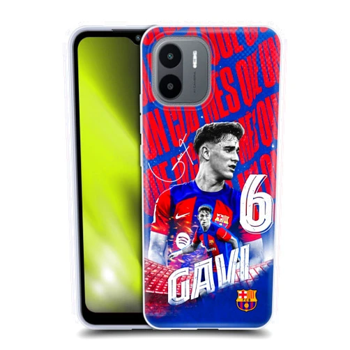 Head Case Designs Officially Licensed FC Barcelona Gavi 2023/24 First Team Soft Gel Case Compatible with Xiaomi Redmi A2