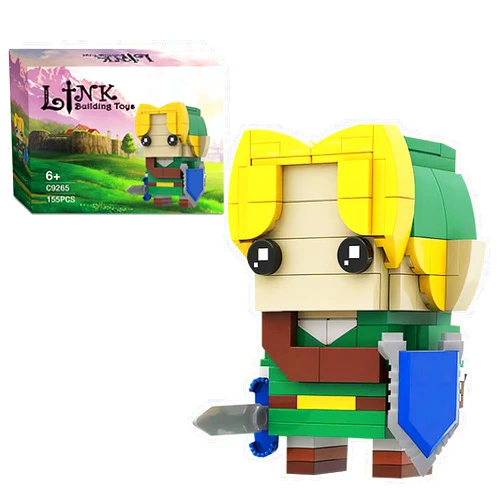 NUTAIN Breath of The Wild Link Building Sets for Adults Kids, Link Minifigure Ocarina of Time Building Kit,Game Series Building Blocks Model Toys,Compatible with Lego(155PCS)
