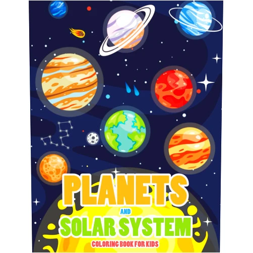By Raphael Dali (Author) Planets and Our Solar System Coloring Book for Kids: Fun & Easy Space and Planets Coloring Book