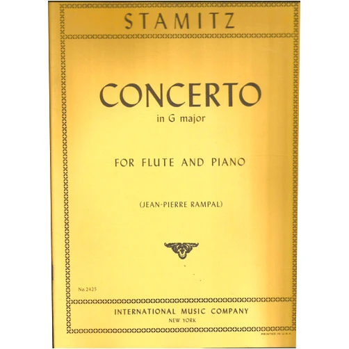 Carl Stamitz,Jean-Pierre Rampal Stamitz - Concerto in G Major for Flute and Piano