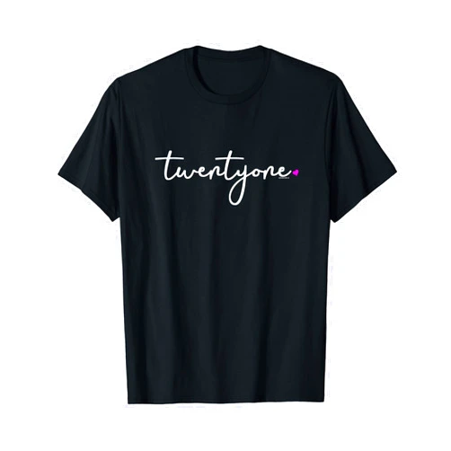 Adult Birthday Shirts by alphabet lab 21st Birthday Gift Ideas for Her Women T Shirt Twentyone Tee