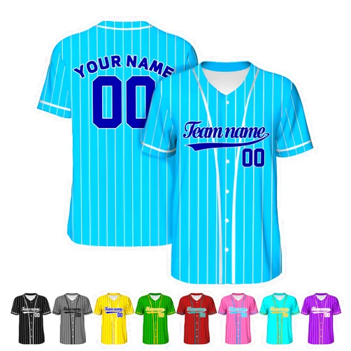 Custom Baseball Jersey Personalized Baseball Softball Shirts Sports Uniform for Men Women Adult Customized Print Name Number