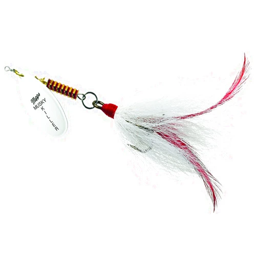 Mepp's Musky Killer-bktl, hot white-white, one size (BM HW-W)