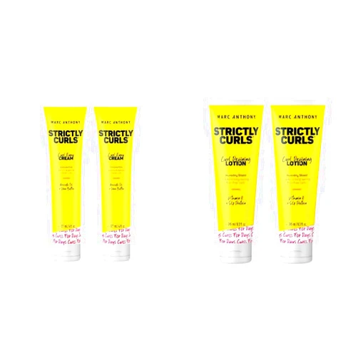 Marc Anthony Strictly Curls Bundle - Curl Envy Cream 2-Pack & Curl Defining Lotion 2-Pack