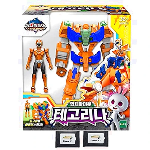 MINI FORCE Miniforce Super Dino Power 2 TEGO LINA RINA Tegorina Armorbot Dinosau+2Cheese#.3 Tissue