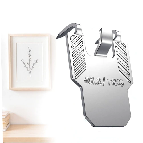 GOROBU 40Pcs Claw Drywall Picture Hanger: 40Lbs Wall Hooks ,No Damage Heavy Duty Wall Hanger for Room Office Decor Easy Tool-Free Nail-Free Drywall Hooks,for Hanging Picture Mirror Photo Poster Kit