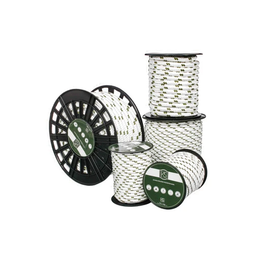 KIS Premium Quality Double Braided Nylon Polyester Rope 6 MM (1/4 inch 60 ft) - Boat, Docking, Anchor - Heavy-Duty Extra Strength - Multi-Purpose, Sailing, Crafting, Camping, Marine - Made in Turkey