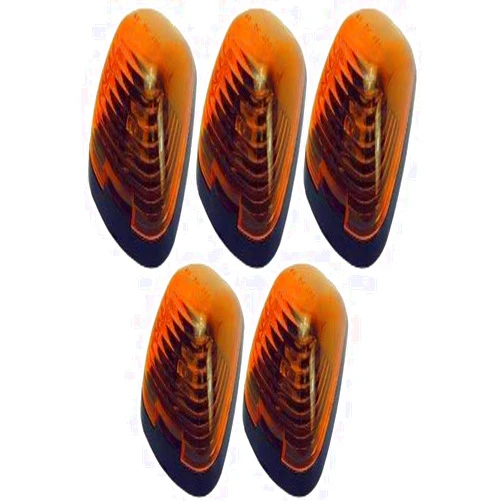 Pacer Performance 20-235 Hi-Five Amber Ford Style Cab Roof Light Kit, (Pack of 5)