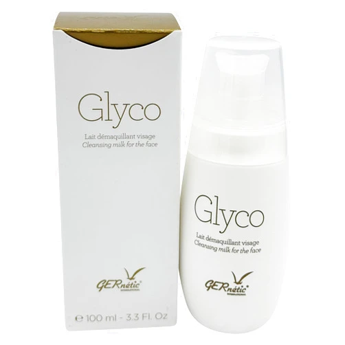 Gernetic International Gernetic Glyco Cleansing Milk, Hydrating Makeup Remover for Face & Neck, for All Skin Types, 100 ml/ 3.3 fl oz