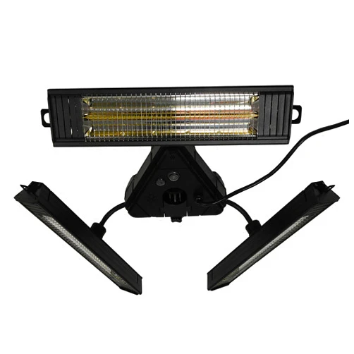 Hiland AZ Patio Heaters Infrared Parasol Heater with Remote Control