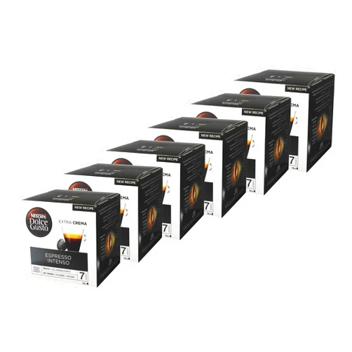 NESCAFÉ DOLCE GUSTO Nescafé Dolce Gusto Espresso Intenso, Pack of 6, 6 x 16 Capsules
