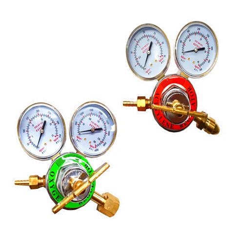 PSI KING 2 Piece Set PSI KING Oxygen & Acetylene Regulator Set Large