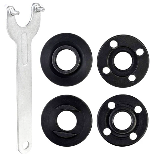 Topbuti 5pcs Grinder Flange Angle Wrench Spanner Metal Lock Nut for Compatible with Dewalt Milwaukee 193465-4 Bosch Black Decker Ryobi Makita 5