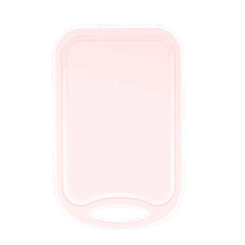 MACIMO Plastic Chopping Block Meat Vegetable Cutting Board Non- Anti Overflow With Hang Hole Chopping Board Pink