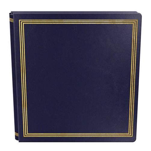 Pioneer Photo Albums Large Magnetic Page X-Pando Photo Album, Navy Blue