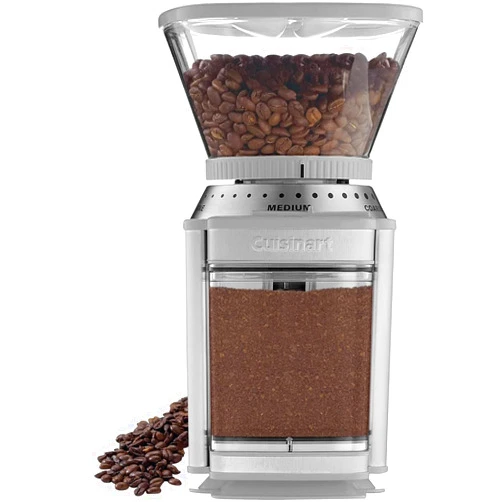 CUISINART Coffee Grinder, Electric Burr One-Touch Automatic Grinder with18-Position Grind Selector, Stainless Steel, DBM-8CGP1, Cool Gray