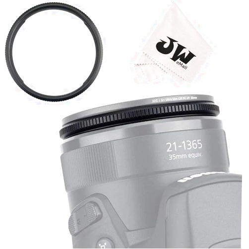 Kiorafoto 58mm Metal Lens Filter Adapter Ring for Canon SX70 HS, SX60 HS, SX50 HS, SX40 HS, SX30 is, SX20 is, SX10 is, SX1 is, SX540 HS, SX530 HS, SX520 HS Digital Camera Replaces Canon FA-DC67A Adapter Ring
