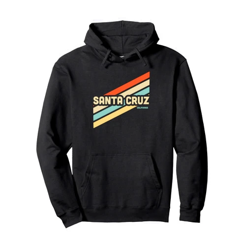 Best Vintage Sunset Retro Souvenirs of California Santa Cruz California Retro Vintage Pullover Hoodie
