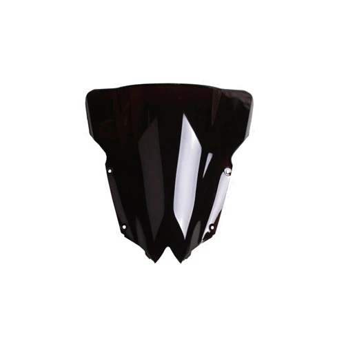 XFMT PMMA Black Double Bubble Windshield Screen For Yamaha YZF R6 YZF-R6 2008-2016
