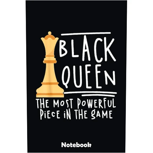 By JOEL SOTO (Author) Black Queen The Most Powerful Piece In Game Black History Notebook: Gold Textured Notebook Journal Diary, Black History Month journal, Black Pride Melanin notebook Size 6x9 inches 110 Lined Pages
