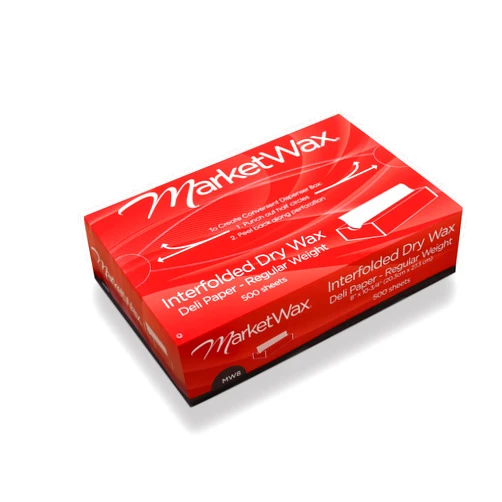 Bagcraft Papercon Bagcraft Marketwax Interfolded Dry Wax Deli Paper, 8 X 10.75, White, 500/box, 12 Boxes/Carton