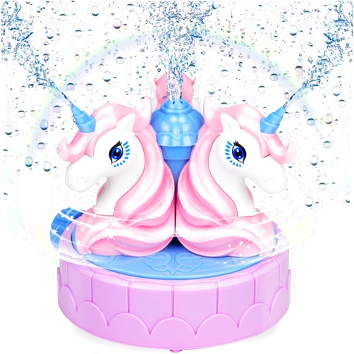 Airyard Sprinkler for Kids Outdoor Water Toys: Backyard Spinning Unicorn Toddler Sprinkler Toy - Summer Outside Toys Attaches to Garden Hose Splashing Fun Toys for 3 4 5 6 7 8 Year Old Boys Girls Gifts