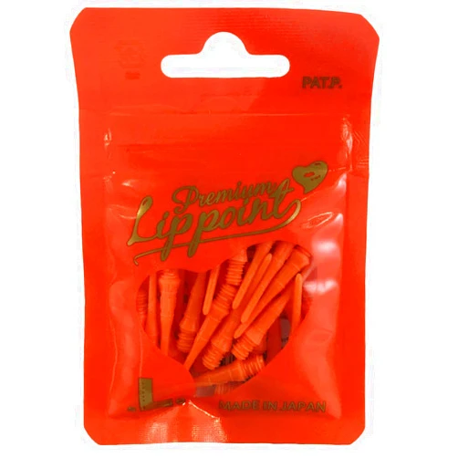 LSTYLE Dart Tips: Premium Lippoint - Soft Tip Dart Points - 2BA Thread - Orange