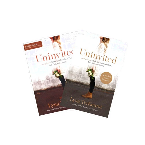 Lysa Bestse Lysa Terkeurst - Uninvited Study Set (Book + Study Guide)