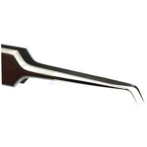 Generic ULTRA FINE Tweezers Non Magnetic Tweezers Curved Tip HIGH PRECISION Stainless Steel Titanium Alloy ESD Safe Micro Soldering Tweezers Motherboard Work For iPhone iPad Android & ANY device (1)