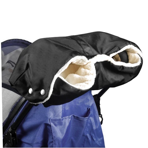 YAHENLI Stroller Hand Muff, Thick Gloves Anti-Freeze, Hand Warmer Muff with Fleece, Waterproof, Windproof, Universal Size for Pushchairs