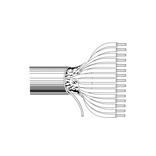 BELDEN - 9540 060100 - CABLE, SHLD MULTICOND, 10COND, 24AWG, 100FT, 300V