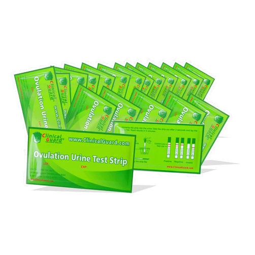 Clinical Guard Ovulation Test Strips Pack of 10 - Accurate Measurement Within 5 min - Ovulation Tests Cost-Effective Fertility Test for Women