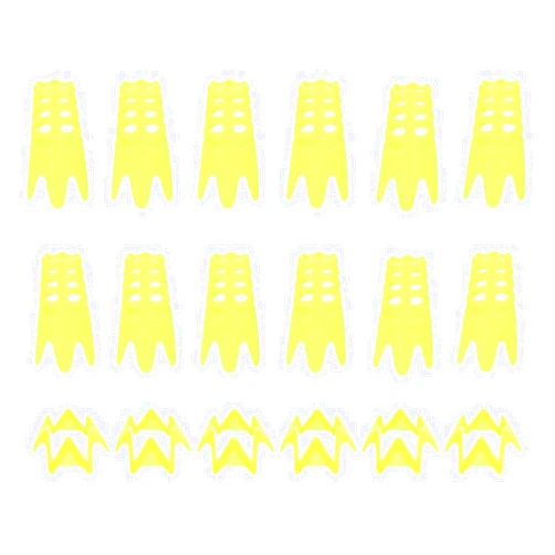 TalyRob 18PCS Golf Mat Tees Golf Simulator Tees Home Practice Golf Tees Perfect for Winter Turf and Driving Range Golf Training(Pack of 12 Tall + 6 Short)