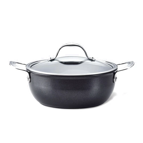 Anolon X Hybrid Nonstick Casserole Pan with Lid, Dark Gray