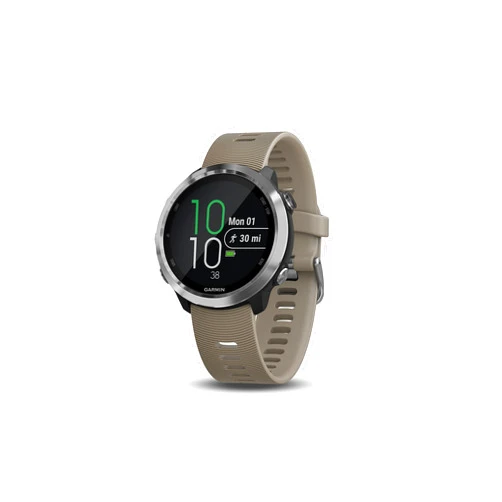 Garmin Forerunner 645, GPS Running Watch with Garmin Pay Contactless Payments and Wrist-based Heart Rate, Sandstone Standard Watch Sandstone