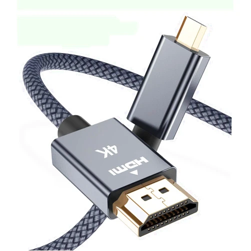 Elebase Micro HDMI Cable 10 FT,4K 60Hz Micro HDMI Type D Cord Compatible for Raspberry Pi 4 4b,GoPro Black Hero 7 6 5 4,Sony Camera A6000 A6300,Nikon B500,ZV-E10,Lenovo Yoga 3 Pro 710,Canon,Insignia