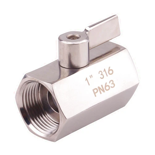 DERNORD Stainless Steel Mini Ball Valve NPT Thread Female (1