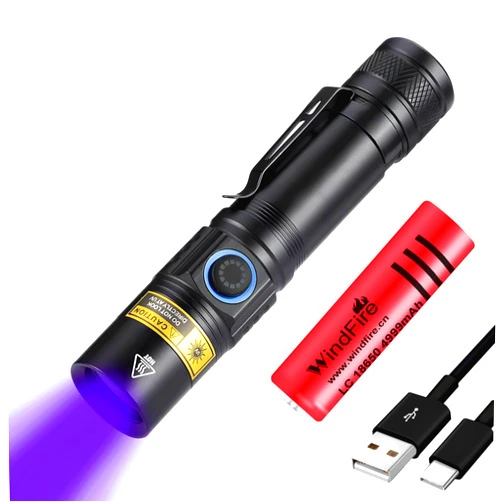 GRABOYY Rechargeable Blood Tracking Light for Hunting, LED Flashlight for Blood Trails, Night Hunting Gear, Blood Finder Flashlight, Perfect for Hunters (Blood Detection Light)