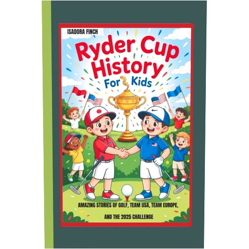 By ISADORA FINCH (Author) RYDER CUP HISTORY FOR KIDS AMAZING STORIES OF GOLF, TEAM USA, TEAM EUROPE, AND THE 2025 CHALLENGE